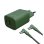 Carregador Hune AT-ACC-KI-059BOS 20W com cabo USB-C 1,2 m verde floresta