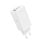 Hune Huron Cargador 65 W Triple Puerto USB-C+USB-C+USB-A Carga Rápida Blanco Nieve