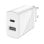 Chargeur Savio LA-05 18 W double USB 3.0 + PD avec câble de 1 m, protection universelle blanche
