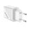 Chargeur Savio LA-05 18 W double USB 3.0 + PD avec câble de 1 m, protection universelle blanche