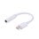 Adaptador USB-C Savio AK-35 White 12cm Audio Macho a Hembra Jack 3.5mm