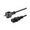 Cabo de alimentação de cobre preto Savio SAVKABELCL-138 Schuko-IEC C13 250 V de 1,8 m