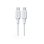Cable UNICO CB1355 USB-C a USB-C 60W 1m PVC Blanco carga rápida