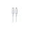 Cable UNICO CB1355 USB-C a USB-C 60W 1m PVC Blanco carga rápida