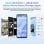 Oukitel C57 Pro 4 Go 128 Go Octa Core Écran 6,52 pouces Android 14 Lecteur d'empreintes digitales Noir