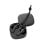 Casque sans fil Bluetooth 5.3 Savio avec autonomie de 8 heures et charge rapide, noir