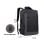 L-Link LL-15.6 Wasserabweisender Rucksack mit USB-Ladeanschluss, gepolstert, Grau, 470 g, 15,6 Zoll