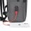 L-Link LL-15.6 Wasserabweisender Rucksack mit USB-Ladeanschluss, gepolstert, Grau, 470 g, 15,6 Zoll