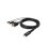 Adaptador Club 3D CAC-1712 HDMI a VGA con audio 2m 1080p chapado oro negro