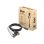 Adaptador Club 3D CAC-1712 HDMI a VGA con audio 2m 1080p chapado oro negro