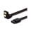 Cable SATA III Savio GAK-04 Black 30cm Macho/Macho Angular Contactos Oro