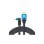 Savio CL-148 2.1 8K 3M abgewinkeltes HDMI-Kabel (Stecker auf Stecker, geflochten, blau-schwarz)