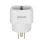 Adaptador de Enchufe Savio AP-03 3750W 15A 100-250V US/EU Compacto Blanco