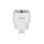 Adaptador de Enchufe Savio AP-03 3750W 15A 100-250V US/EU Compacto Blanco