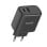 Cargador Savio LA-06 30W Dual USB 3.0 1*PD 1*USB(A) Protección Negro