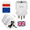 Adattatore Viaggio Savio AP-04 Compatibile Tipo C/E/F a UK 3250W 100-250V Bianco