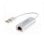 Savio CL-24 Adaptador USB 2.0 para Ethernet RJ45 10/100Mbps Branco