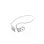 Auriculares desportivos sem fios Bluetooth Unico com faixa de pescoço tipo C, brancos