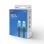 Cavo HDMI 2.1 intrecciato Savio CL-169 da 5 m, 8K blu e nero HDR 48 Gbps oro