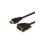 Cable HDMI a DVI 1.5 m Savio CL-10 macho-macho chapado en oro negro