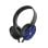 Casque Unico Plus avec câble jack 3,5 mm et microphone, bandeau bleu