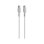 Cable Hune AT-ACC-CA-386NIE USB-C USB-C 1m Blanco 3A 60W TPE Reciclado
