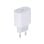 Cargador Uni 20W USB-C PD Power Delivery 3.0 Blanco carga rápida PC+ABS