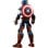 Set de construcción Lego Marvel 76258 Capitán América 310 piezas figura articulada 25 cm