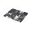 ENDORFY Crystal Black L 400x450mm Matte mit rutschfester Unterseite und verstärkten Kanten