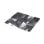 ENDORFY Crystal Black L 400x450mm Matte mit rutschfester Unterseite und verstärkten Kanten