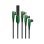 Câble tressé Hune ECO 1,2 m 3 A 3 en 1 Vert forêt/Noir USB-A vers Lightning/USB-C/Micro-USB Charge rapide