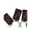 Câble tressé Hune ECO 1,2 m 3 A 3 en 1 Vert forêt/Noir USB-A vers Lightning/USB-C/Micro-USB Charge rapide