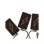 Câble tressé Hune ECO 1,2 m 3 A 3 en 1 Vert forêt/Noir USB-A vers Lightning/USB-C/Micro-USB Charge rapide