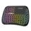 Savio KW-04 QWERTY-Tastatur, kabellos, Touchpad, USB C, mehrfarbig, 300 mAh