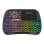 Savio KW-04 QWERTY-Tastatur, kabellos, Touchpad, USB C, mehrfarbig, 300 mAh
