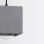 Candeeiro de teto 7hSevenOn Legnica, cinzento betão, E27, leve, IP20 A++, industrial