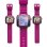 Montre connectée VTECH Kidizoom Max double caméra, écran tactile 1,69″, framboise