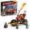 Lego NINJAGO 71783 Conjunto de construção de bicicleta mecânica EVO do Kai, 312 peças, 4 minifiguras, sem necessidade de pilhas
