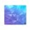 Alfombrilla ENDORFY Crystal Blue L 450x400mm bordes rematados base antideslizante