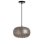 Candeeiro de teto em ferro perfurado dourado O91 Silesia E27 A++ IP20 design industrial