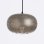 Candeeiro de teto em ferro perfurado dourado O91 Silesia E27 A++ IP20 design industrial