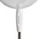 Ventilador de pé O91 White Comfort com motor de cobre de 40 W, 3 velocidades, oscilação, regulação em altura
