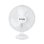 Ventilador de mesa O91 Up Comfort 40W DC em cobre com 3 velocidades e oscilação, 42dB, branco