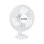 Ventilador de mesa O91 Up Comfort 40W DC em cobre com 3 velocidades e oscilação, 42dB, branco