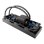 UNYKAch AquaSphere Pro 360 Kit de Refrigeração Líquida 360mm com 3 Ventoinhas PWM para CPUs Xeon