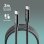 NGS KNOT 65W-2 Cable USB USB-C 2 m Negro