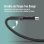 NGS KNOT 65W-2 Cable USB USB-C 2 m Negro