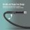 Cable USB-C a USB-C NGS KNOT 65W-2 2 metros Negro