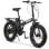 Vélo électrique Nilox X5 PRO 20 pouces 10 000 mAh 60 km d'autonomie Noir