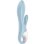 Satisfyer Air Pump Bunny 1 Wiederaufladbarer aufblasbarer Vibrator mit 12 Modi, sicheres Silikon